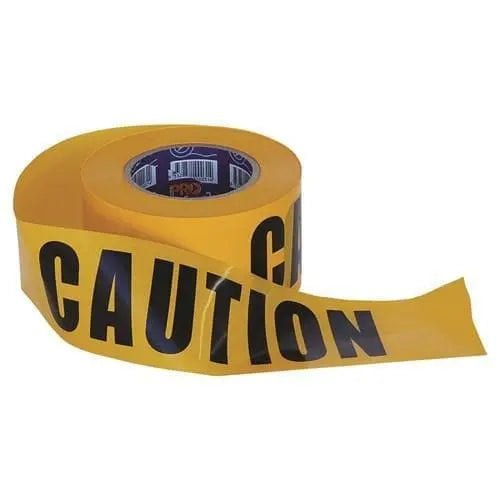 Pro Choice "Caution" On Yellow Hazard Tape - CT10075 Metro Workwear.
